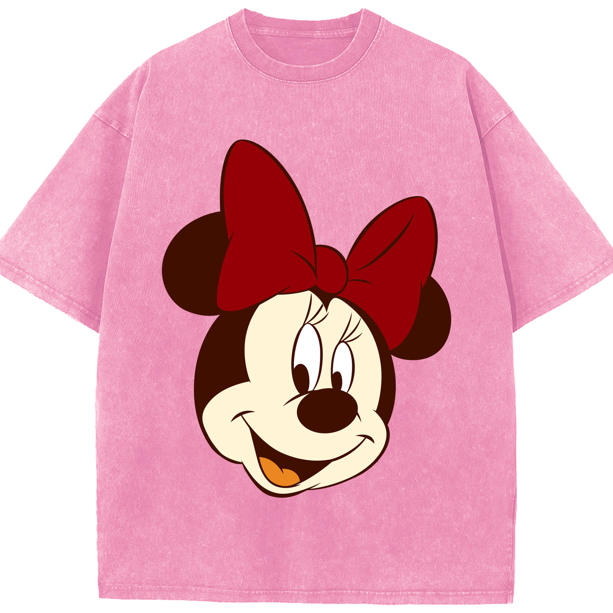 （画像用） ミッキーマウス Mickey Mouse 綿100% ヴィンテージ風 半袖Tシャツ（フロントプリント）